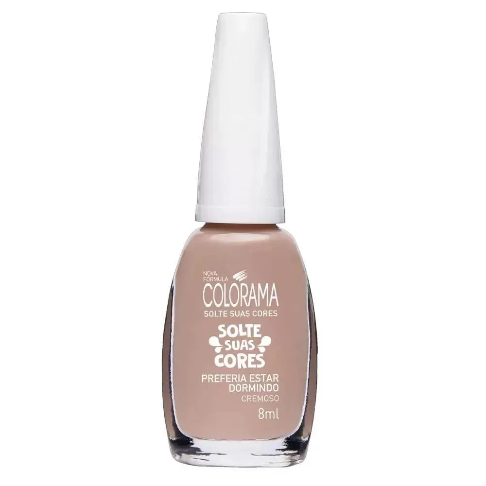 ESMALTE COLORAMA PREFERIA ESTAR DORMINDO 8ML SOLTE SUAS CORES