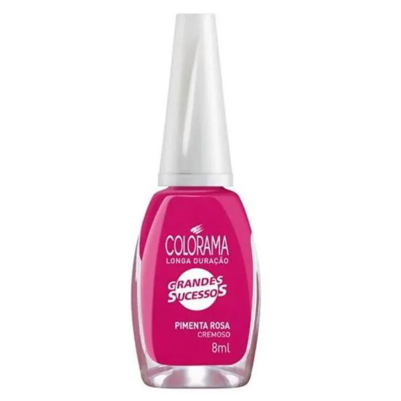 ESMALTE COLORAMA GRANDES SUCESSOS 8ML PIMENTA ROSA