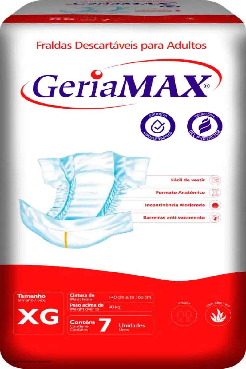 FRALDA GERIAMAX XG 7 UN