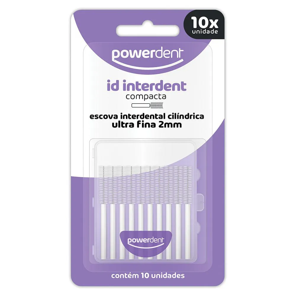 ESCOVA POWERDENT INTERDENT ULTRA FINA 2MM