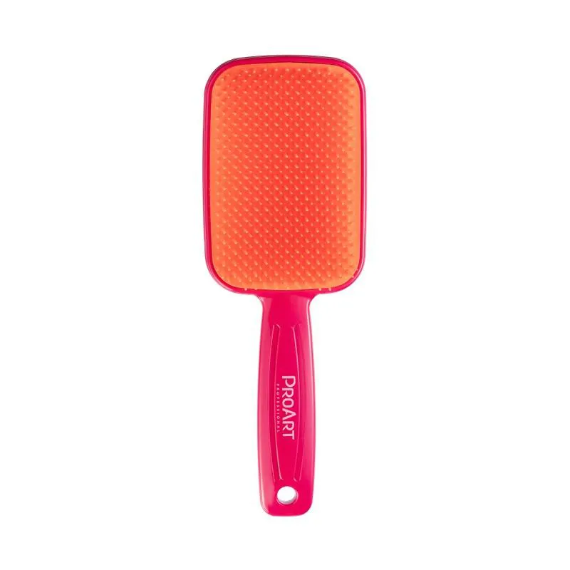 ESCOVA DE CABELO PROART ROSA E LARANJA