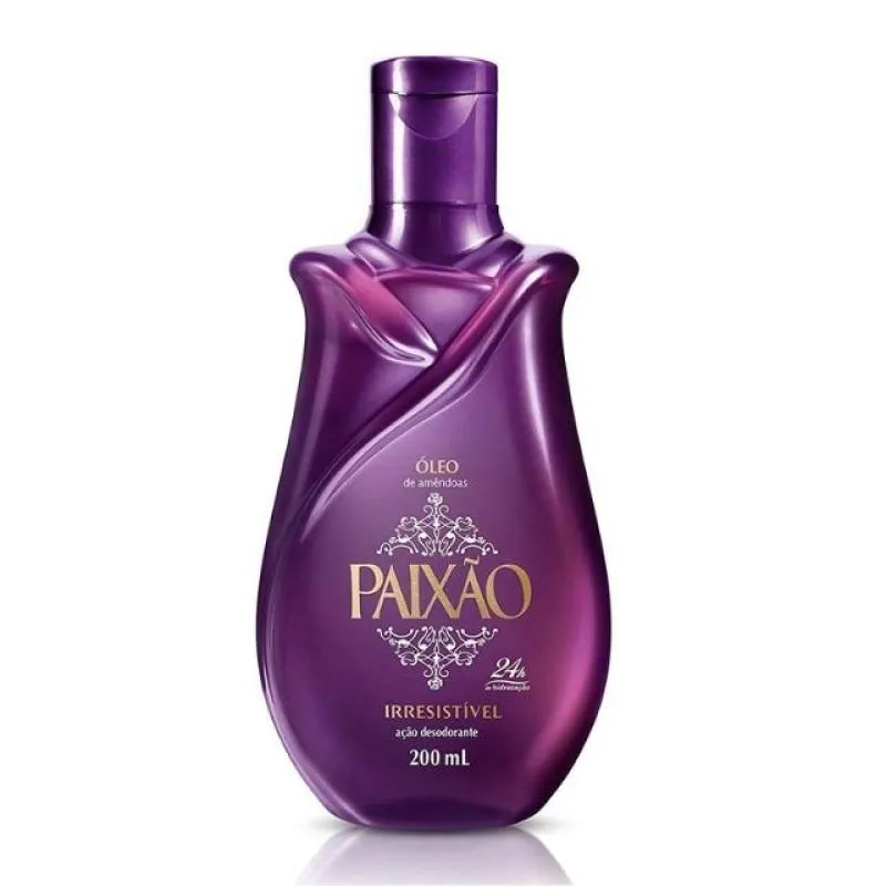 ÓLEO DE AMêNDOAS PAIXãO 200ML IRRESISTíVEL