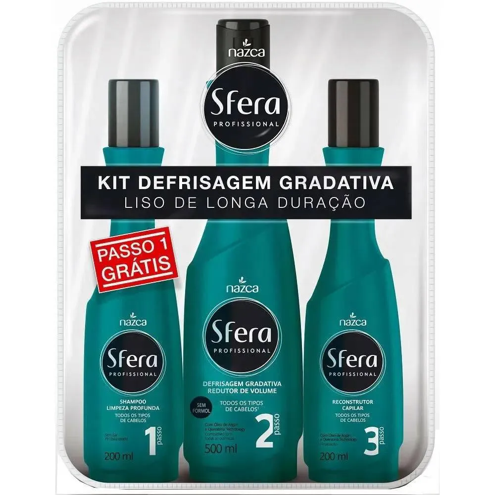 SFERA KIT DEFRISAGEM GRADATIVA LISO C/3 UNIDADES