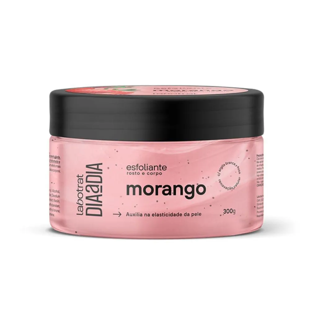 ESFOLIANTE CORPO E ROSTO MORANGO 300G LABOTRAT