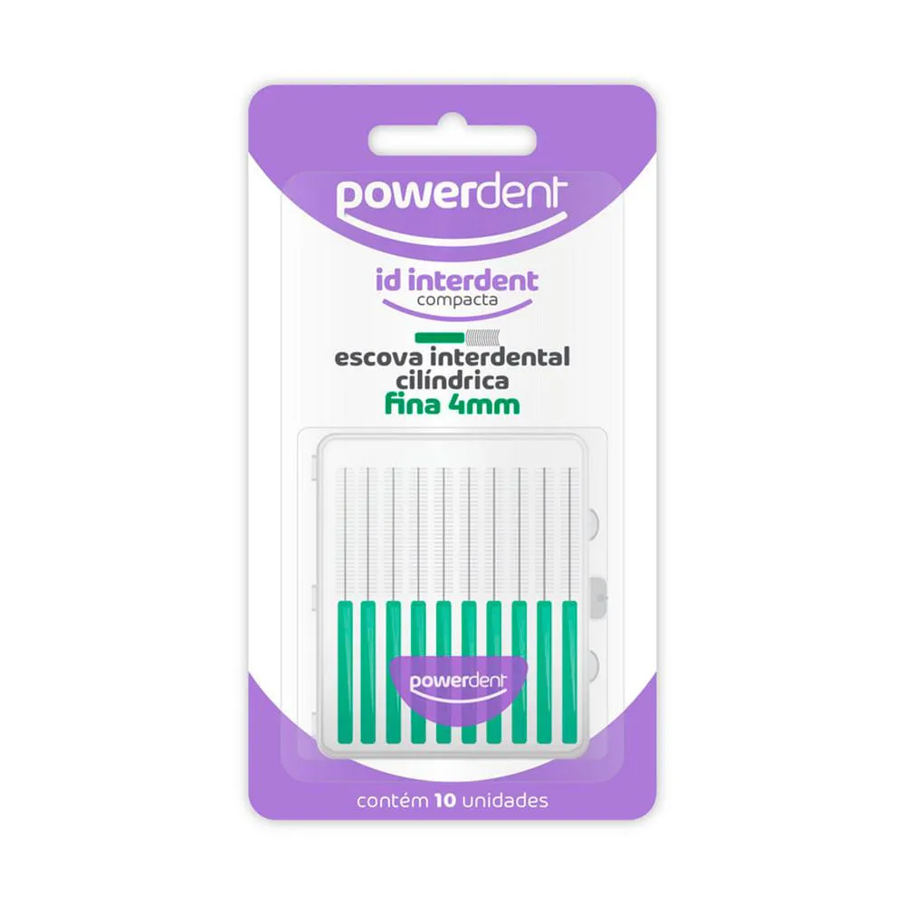 ESCOVA INTERDENTAL POWERDENT FINA 4MM