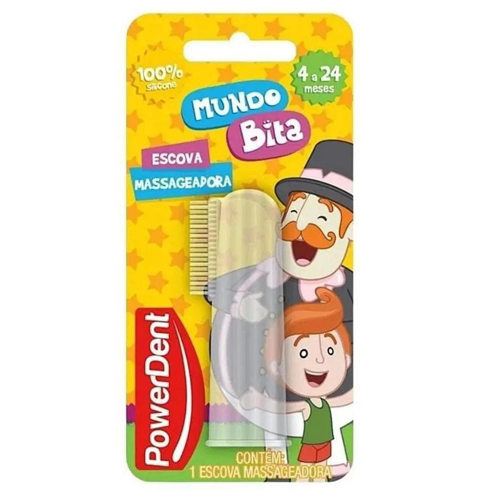 POWERDENT ESCOVA DENTAL MASSAGEADORA MUNDO BITA