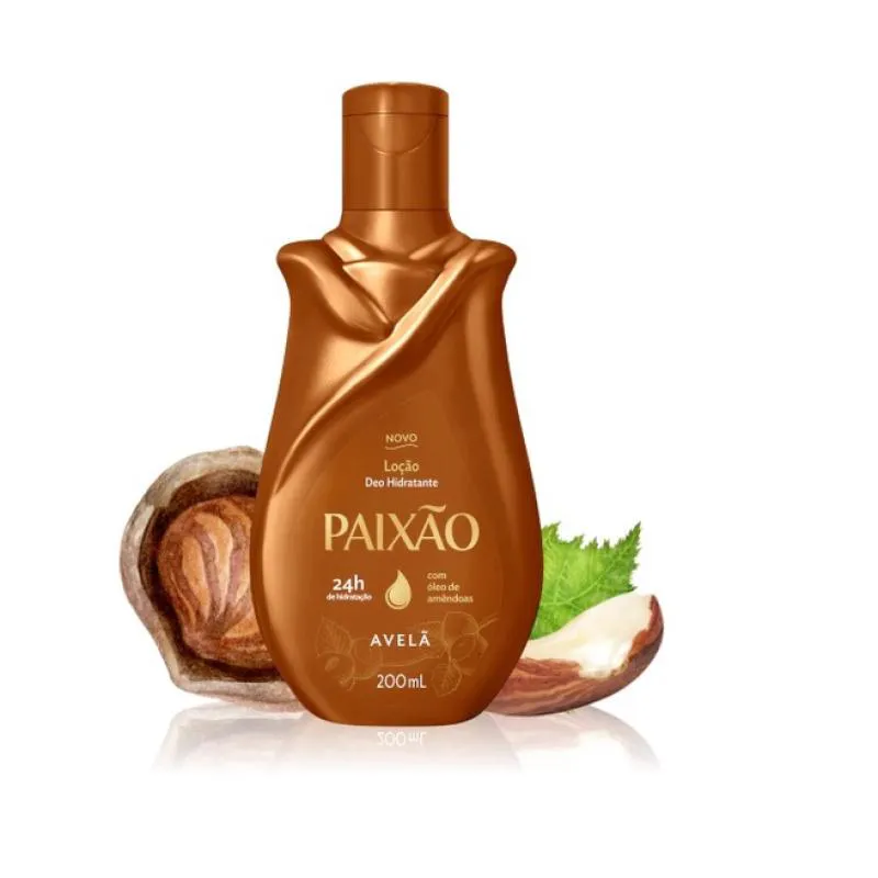 HIDRATANTE PAIXãO DEO LOçãO AVELã 200ML