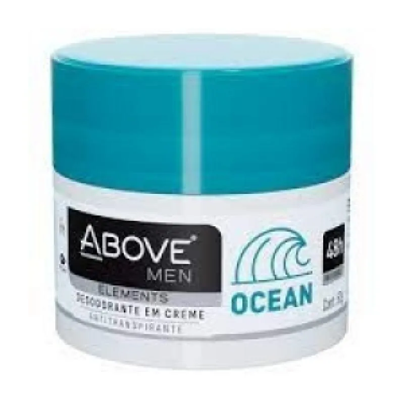 KIT C/2 UNIDADES DE DESODORANTE CREME ABOVE ELEMENTS OCEAN 50G