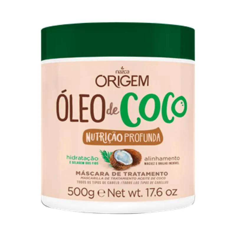 ORIGEM ÓLEO DE COCO MáSCARA 500G