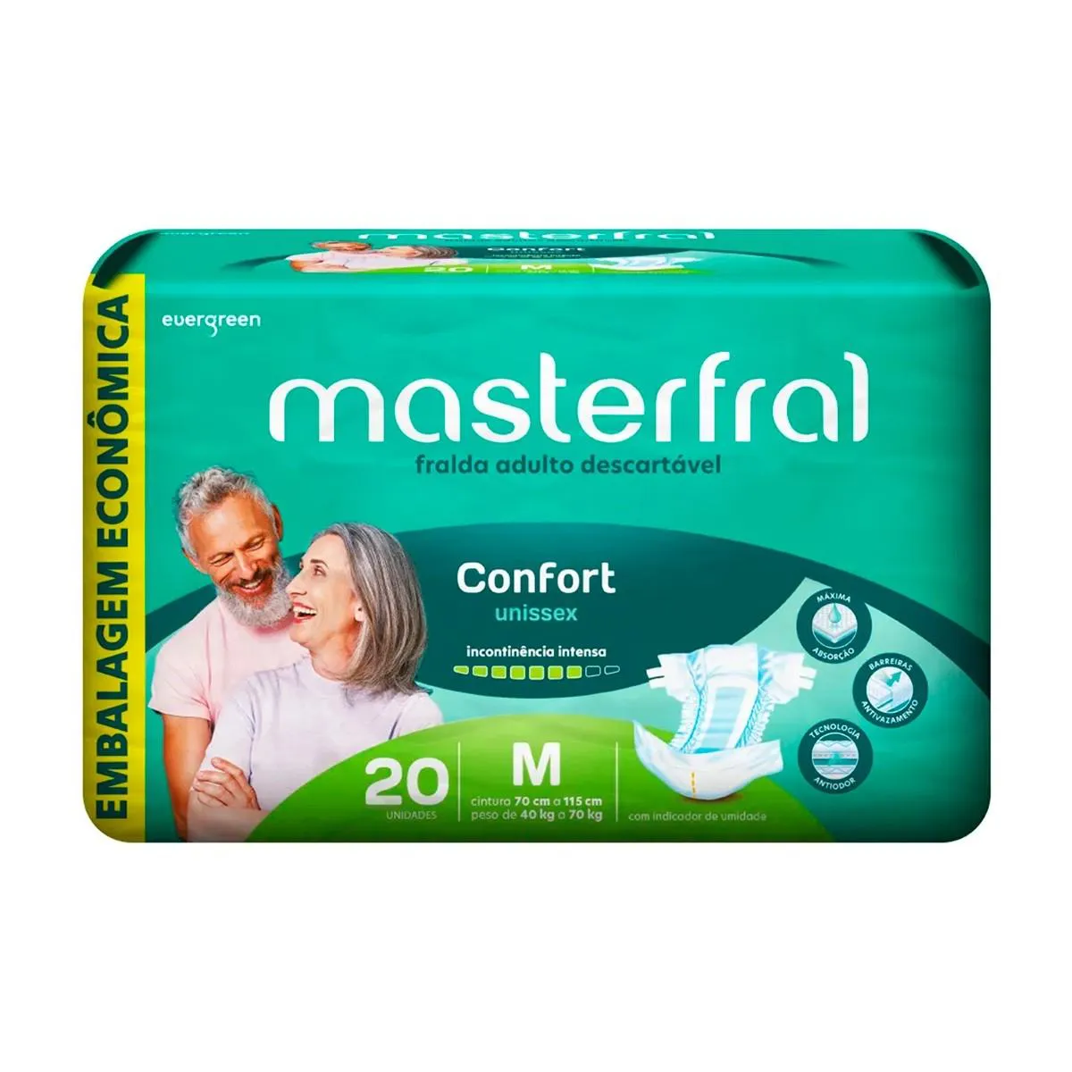 FRALDA MASTERFRAL CONFORT ECO M 20 UN