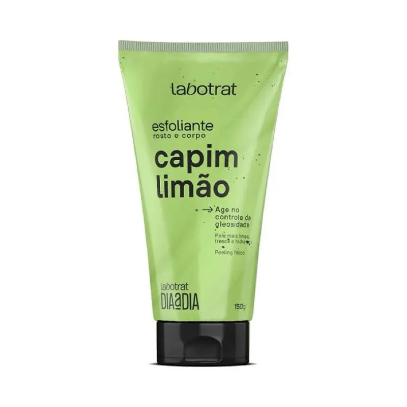 ESFOLIANTE CORPO E ROSTO CAPIM LIMãO 150G LABOTRAT