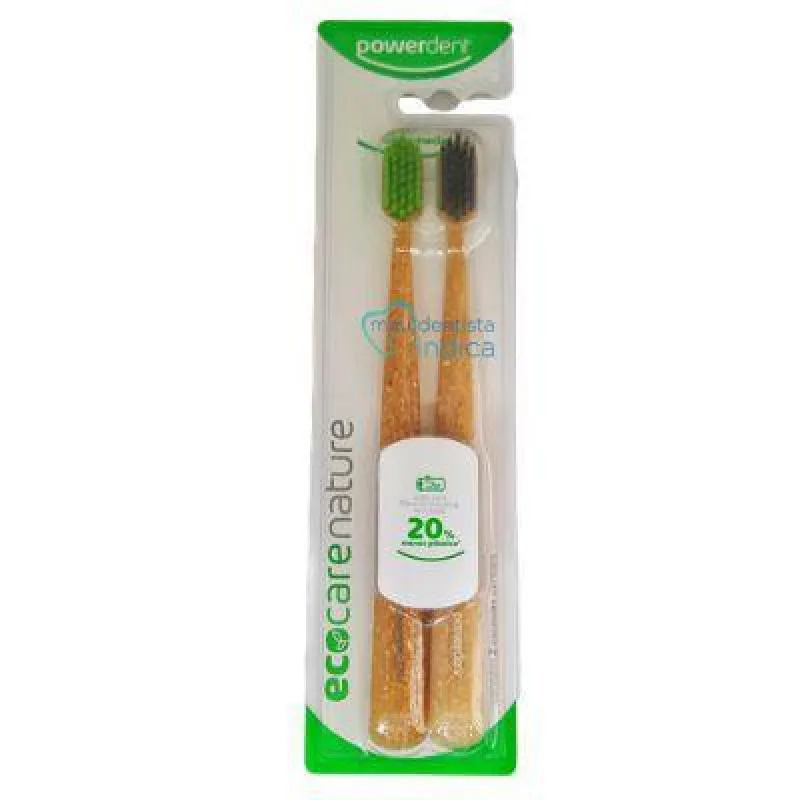 ESCOVA POWERDENT ECO NATURE PACK 2UN