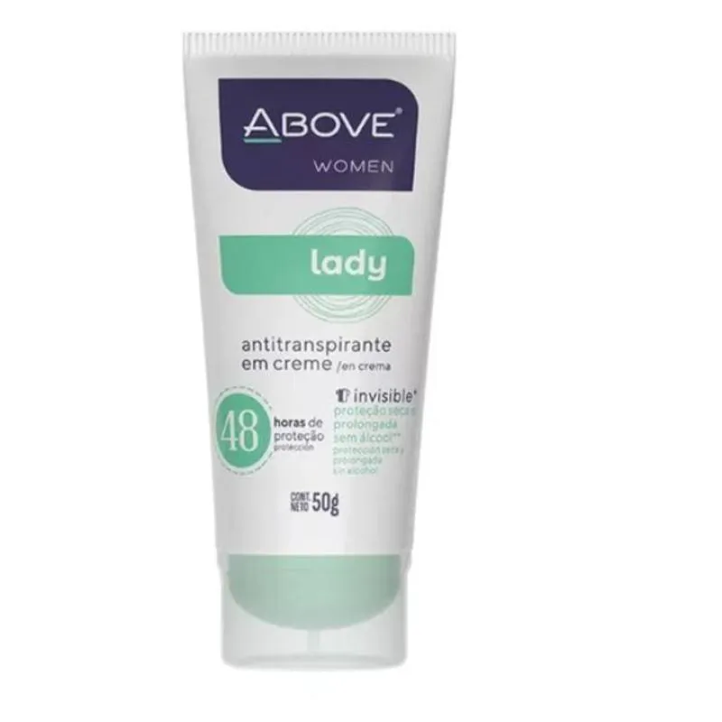 KIT C/2 UNIDADES DE DESODORANTE BISNAGA ABOVE 50G CLAS LADY