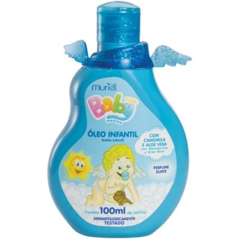 ÓLEO CORPORAL BABY MURIEL AZUL 100ML