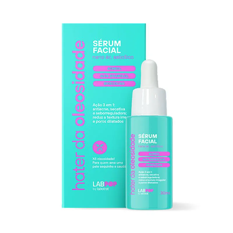 SéRUM FACIAL HATER DA OLEOSIDADE 30ML LABPOP LABOTRAT