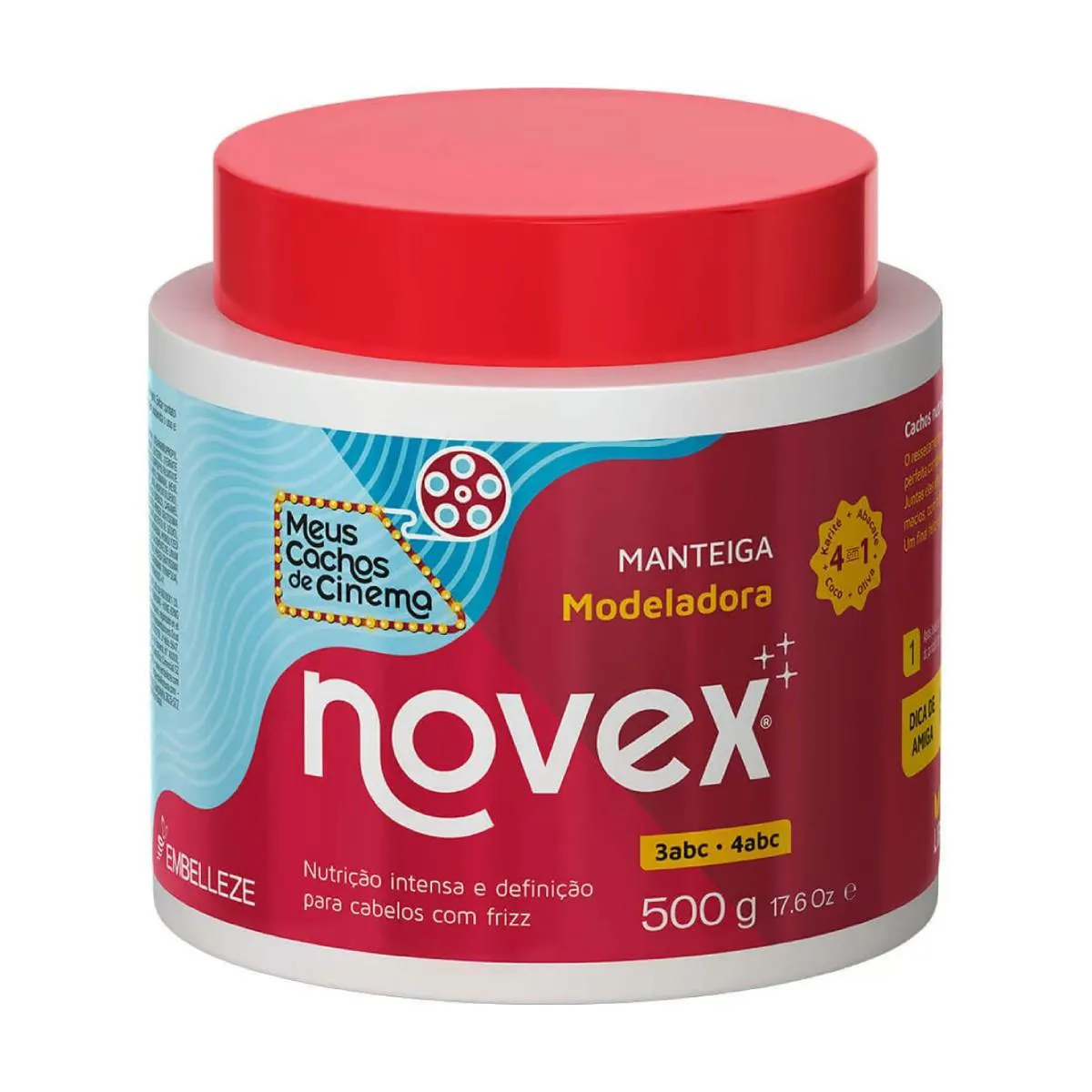 NOVEX MEUS CACHOS DE CINEMA MANTEIGA 500G