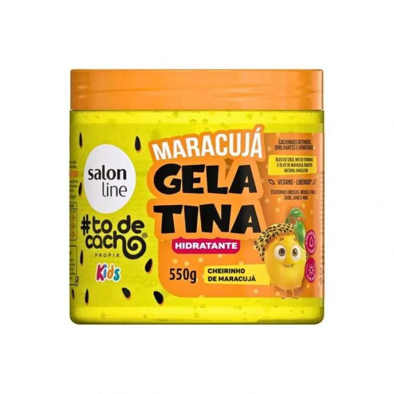 SALON LINE GELATINA KIDS MARACUJA #TODECACHOS