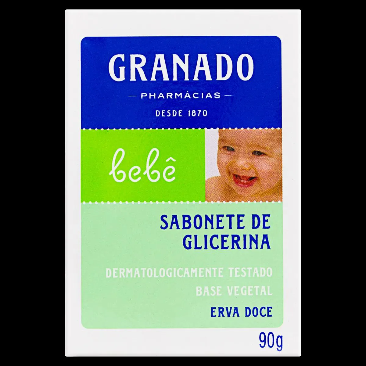 SABONETE GRANADO BEBê GLICERINA ERVA DOCE 90G