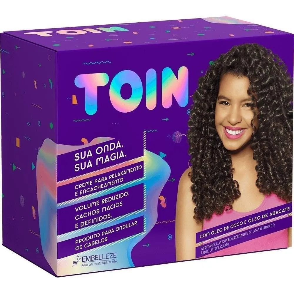KIT EMBELLEZE RELAXAMENTO E ENCACHEAMENTO TOIN FLOFT 400G