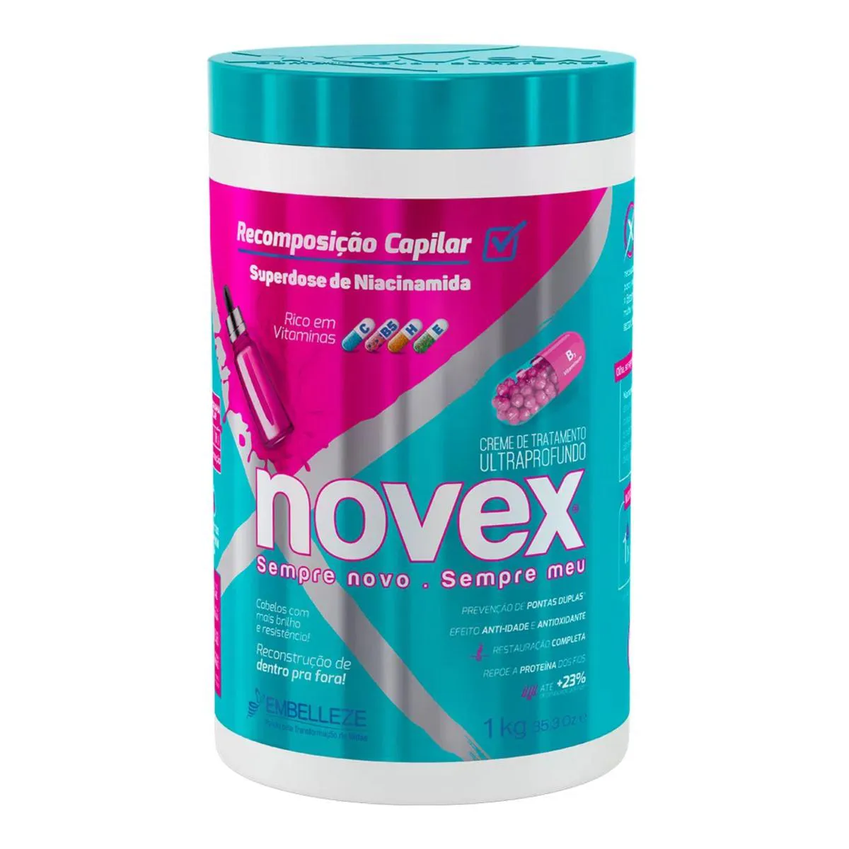 CREME DE TRATAMENTO NOVEX NIACINAMIDA 1KG