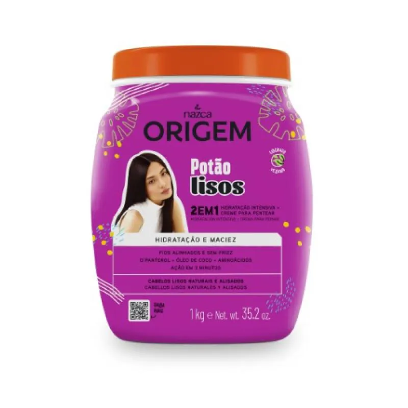 CREME DE TRATAMENTO ORIGEM MINI POTãO LISOS 400G