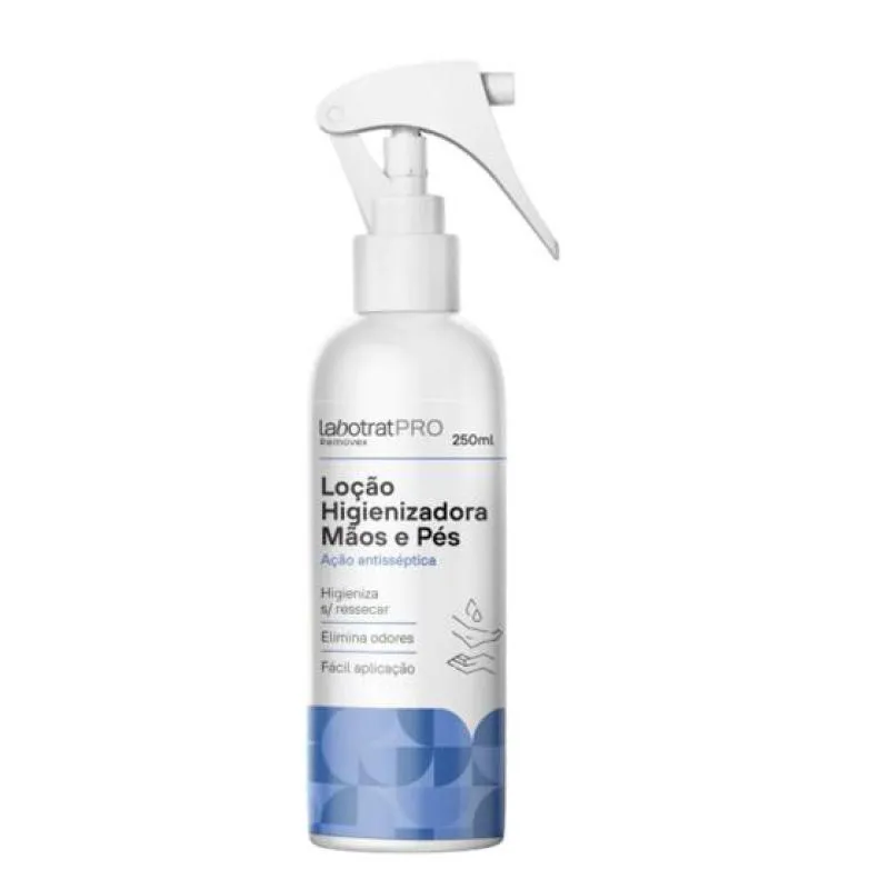 LOçãO HIGIENIZADORA MãOS E PES 250ML LABOTRATPRO