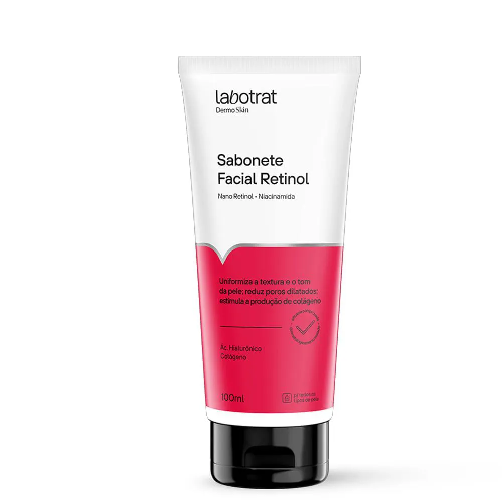 SABONETE FACIAL RETINOL DERMO SKIN 100ML LABOTRAT