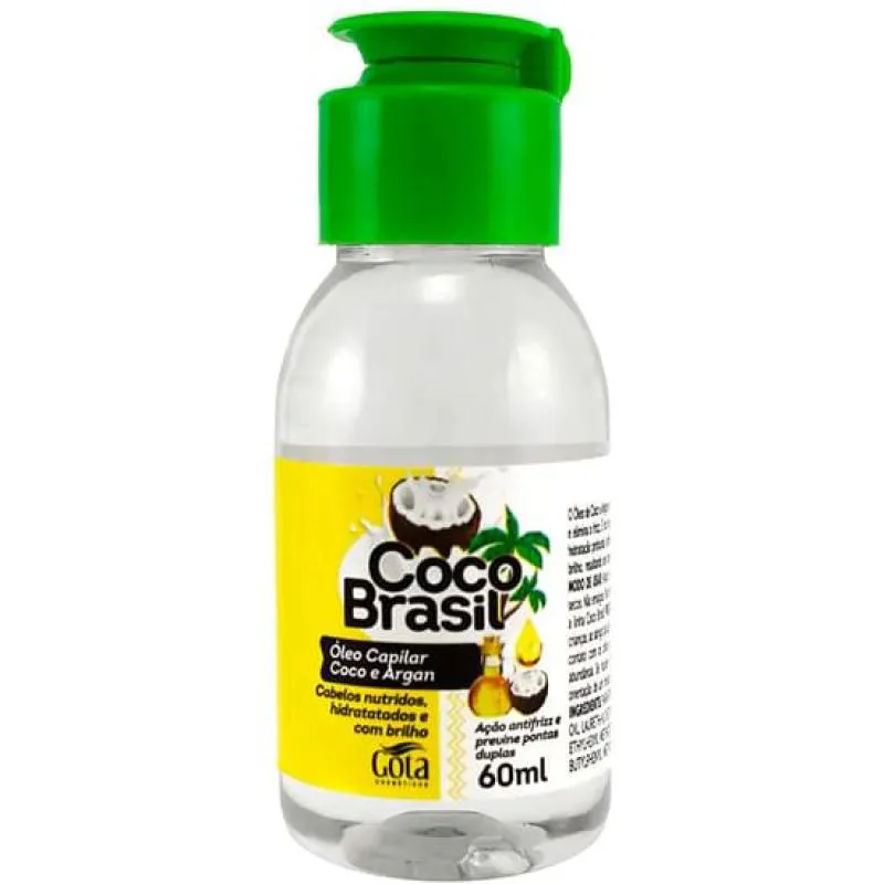 GOTA DOURADA OLEO DE COCO BRASIL ARGAN