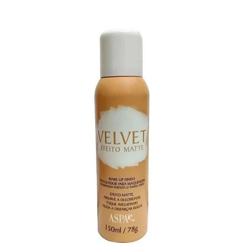 SPRAY FINALIZADOR PARA MAQUIAGEM VELVET ASPA 150ML