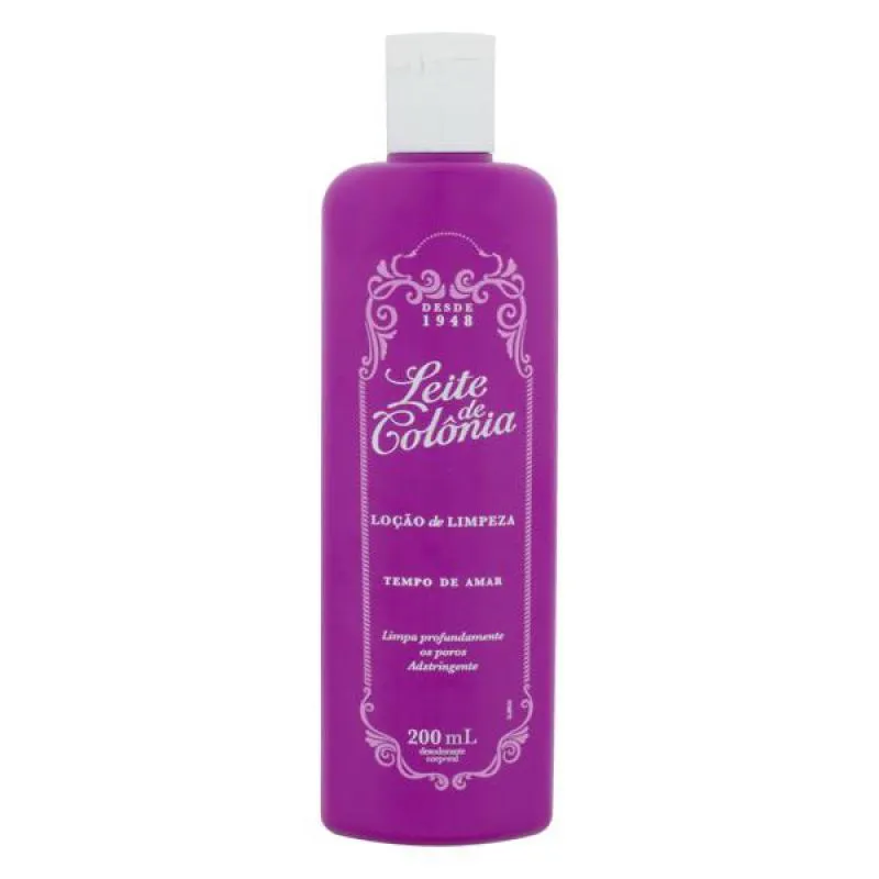 LEITE DE COLôNIA 200ML TEMPO DE AMAR