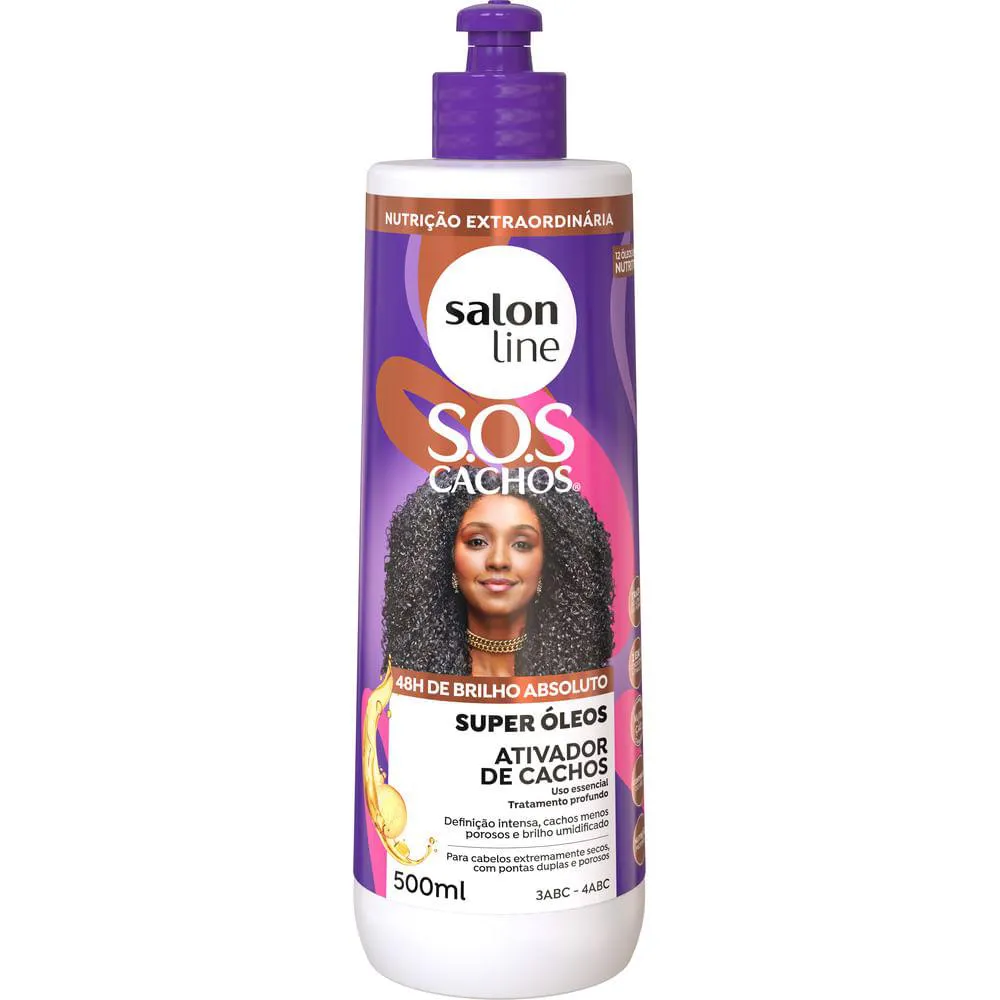 ATIVADOR SALON LINE SOS SUPER ÓLEOS 500ML