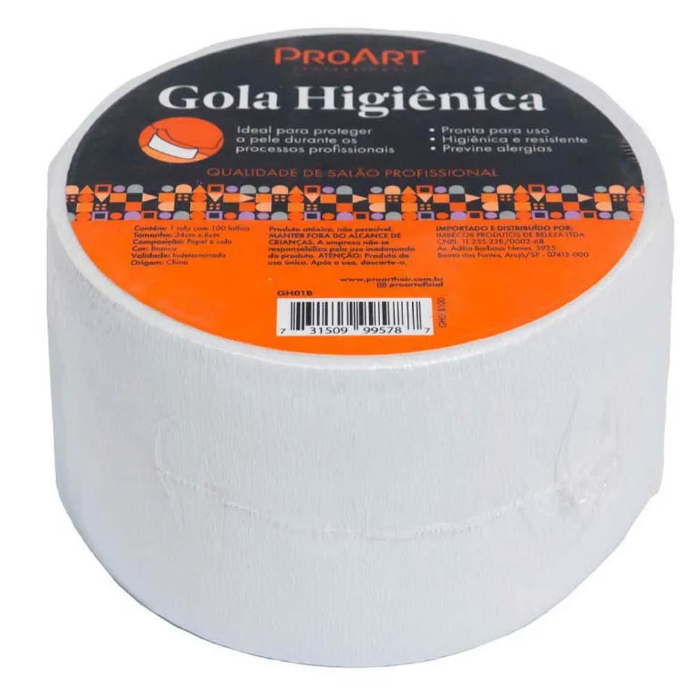 PROART GOLA BRANCA HIGIêNICA