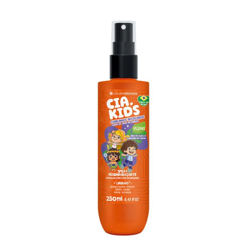 SPRAY DESEMBRAçANTE CABELINHOS BRASILEIROS CIA KIDS 250ML