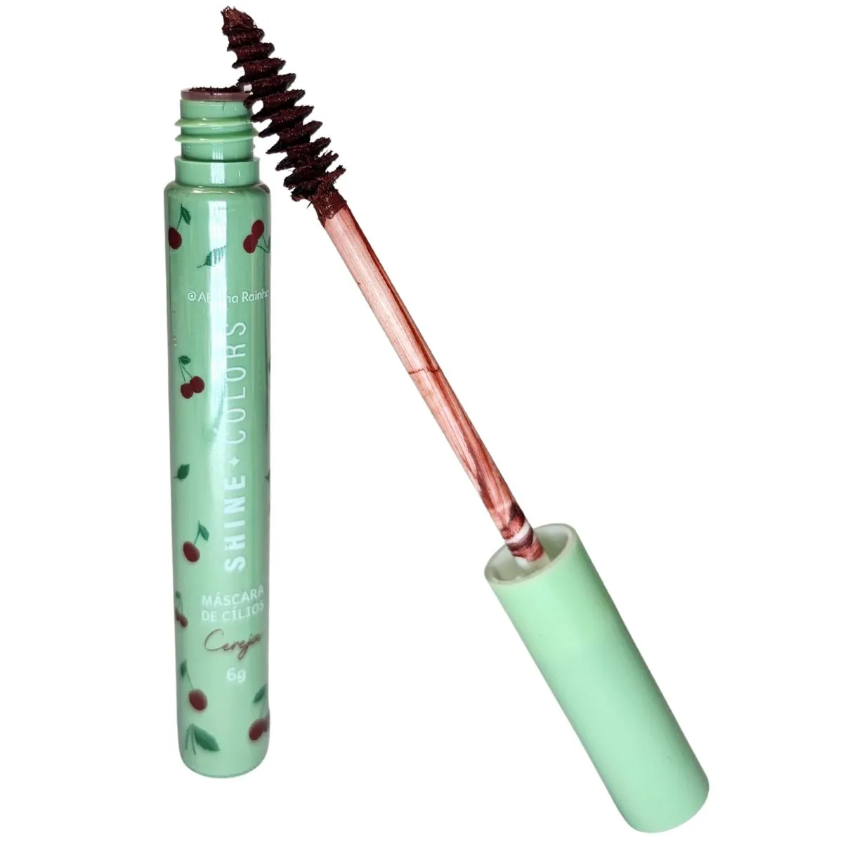 MáSCARA DE CíLIOS CEREJA PARA RUIVAS SHINE COLORS ABELHA RAINHA 6G
