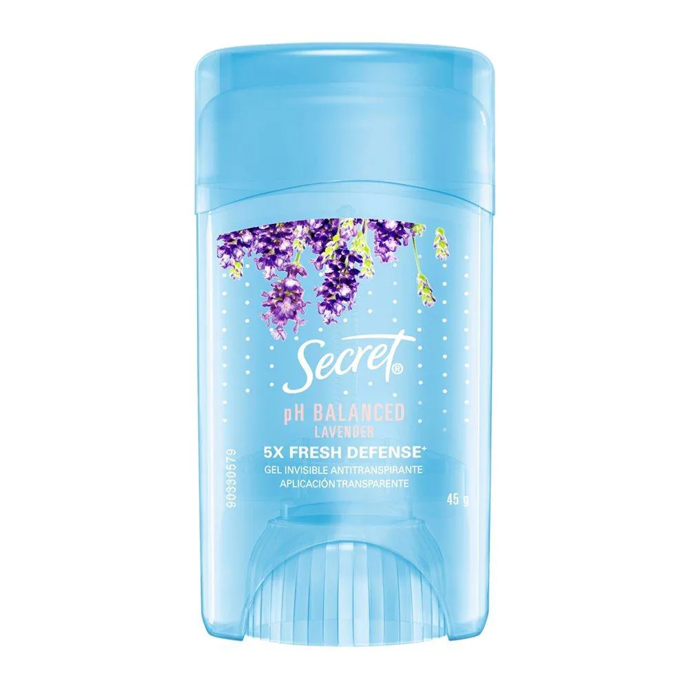 DESODORANTE SECRET GEL LAVENDER PH BALANCED  45G