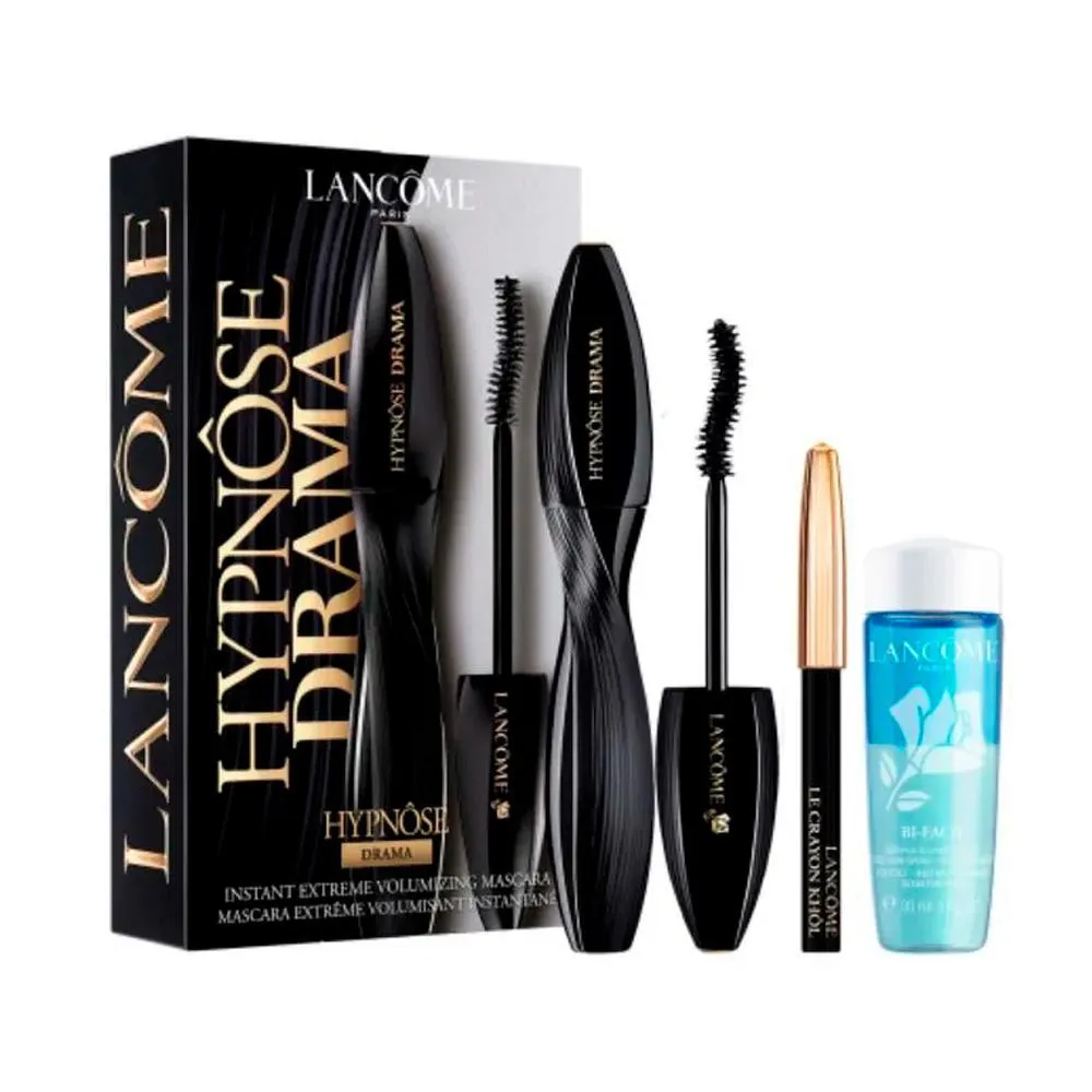 KIT LANCôME: MáSC. HYPNôSE + LáPIS KHOL + BI-FACIL 30ML