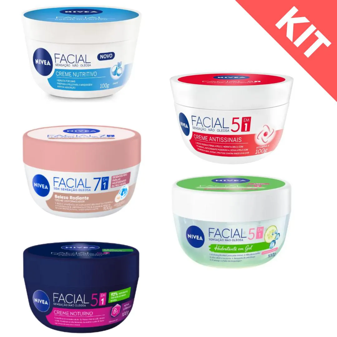 KIT NIVEA CREME FACIAL 100G