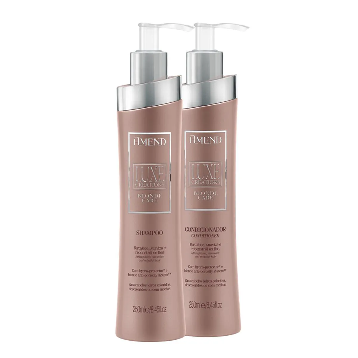 KIT SHAMPOO E CONDICIONADO AMEND LUXE CREATIONS BLONDE CARE