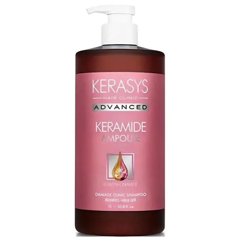 KERASYS ADVANCED KERAMIDE AMPOULE DAMAGE CLINIC SHAMPOO 1 L