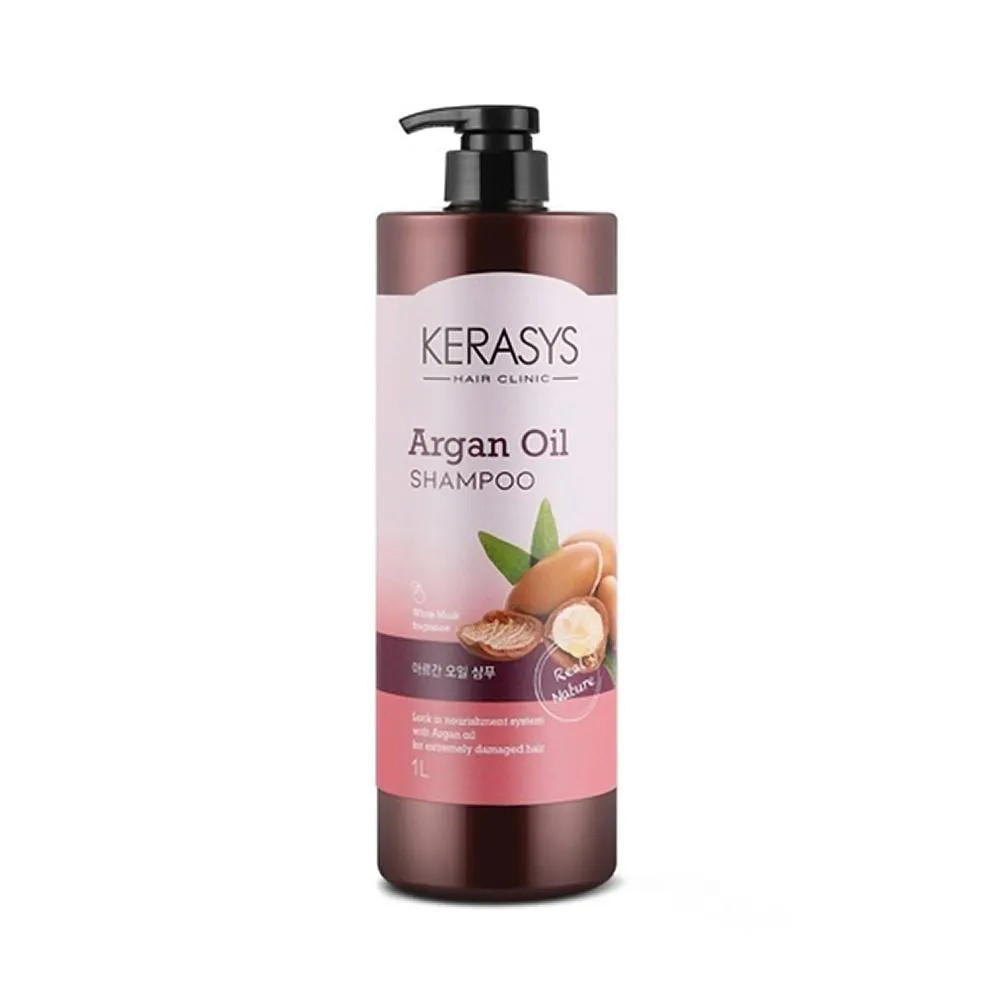 KERASYS ARGAN OIL WHITE MUSK FRAGANCE SHAMPOO 1 LT