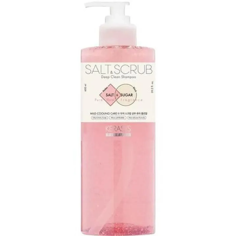 KERASYS SALT &AMP; SCRUB PURE FLORAL SHAMPOO 600 ML