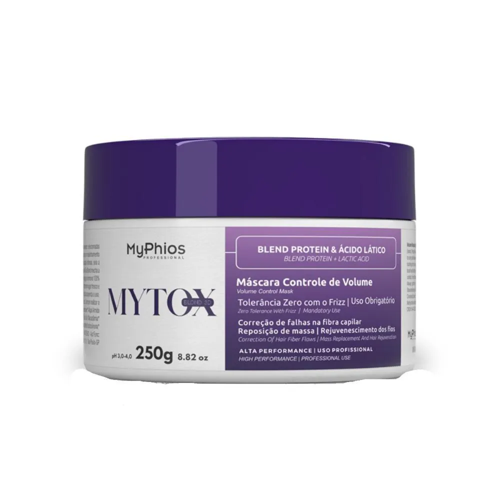 MYPHIOS MYTOX BLOND 3D MáSCARA CONTROLE DE VOLUME 250G