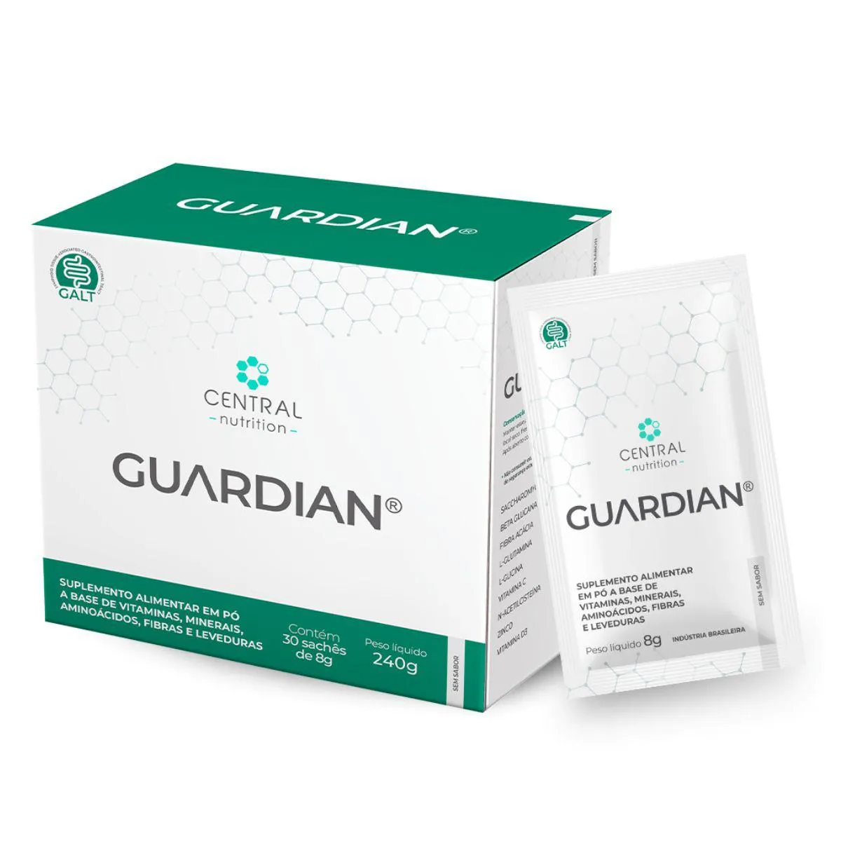 GUARDIAN MODULAçãO INTESTINO FUNCIONAL 30 SACHêS 8GR CENTRAL Neutro