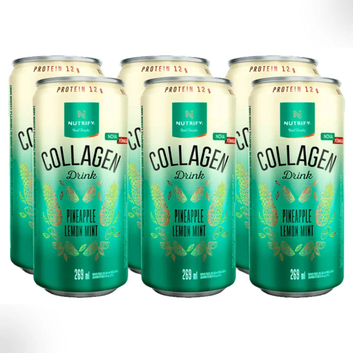 COLLAGEN DRINK VERISOL 269ML 6 UNIDADES NUTRIFY Pineapple Lemon