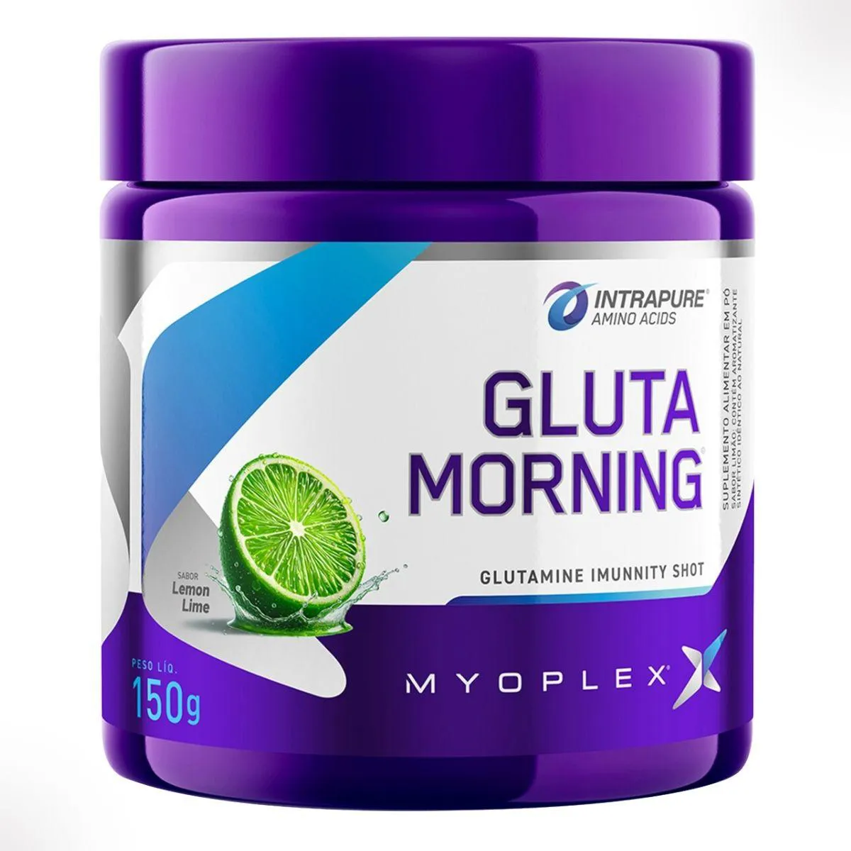GLUTAMINA GLUTA MORNING IMUNNITY SHOT 150G MYOPLEX Limão
