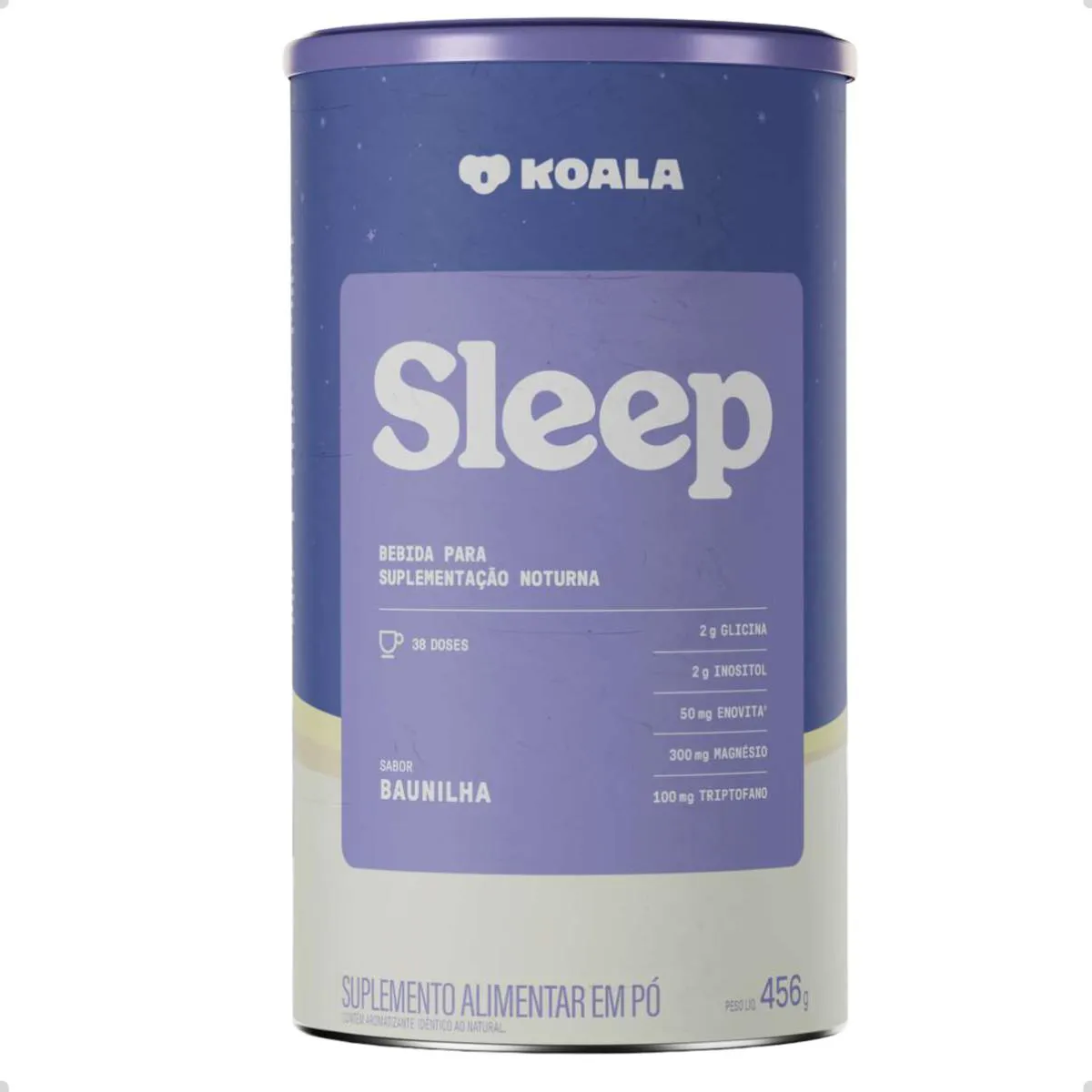 SLEEP TRIPTOFANO 22 DOSES SONO INTELIGENTE 456G KOALA Baunilha