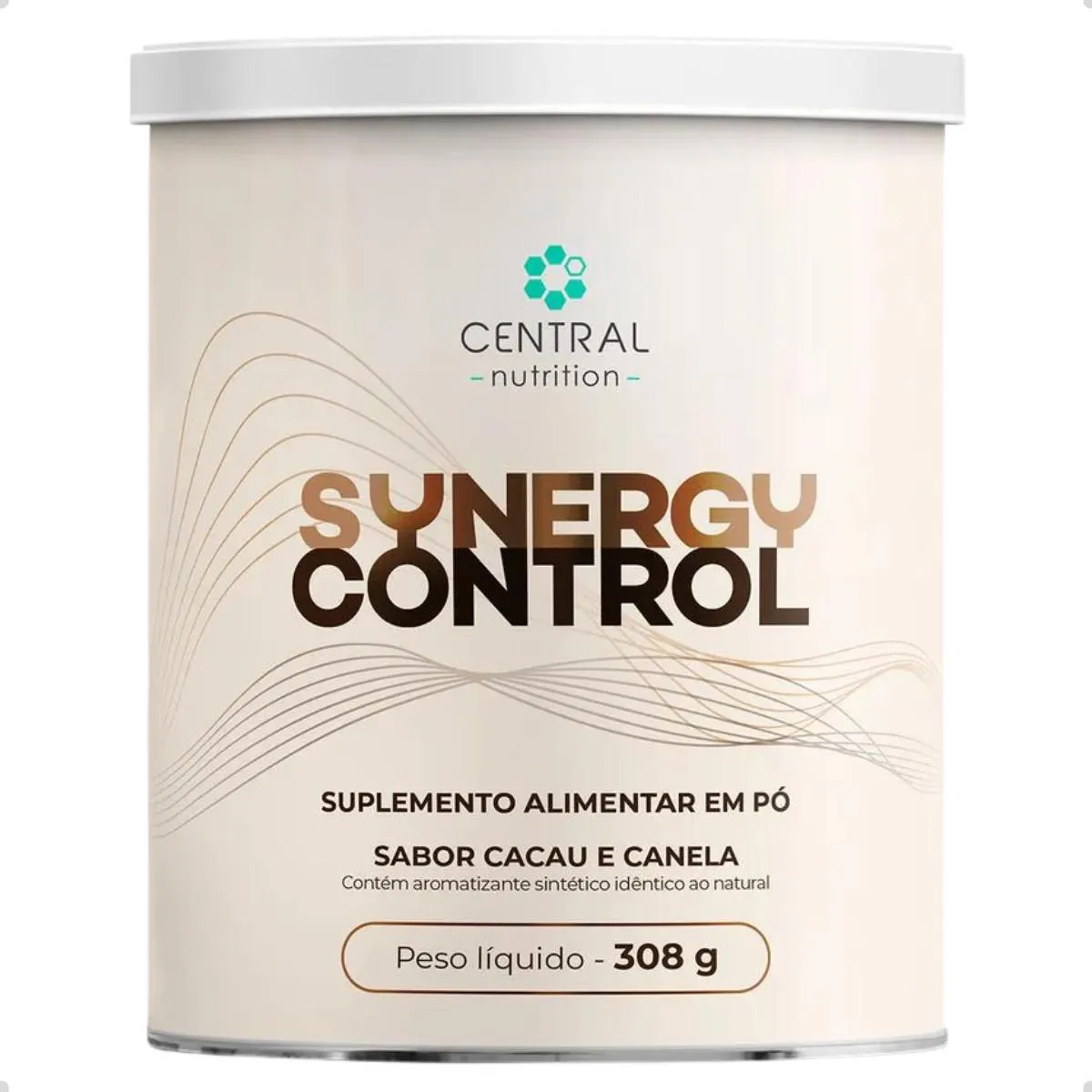 FIBRA SYNERGY CONTROL 308G CENTRAL NUTRITION Cacau E Canela