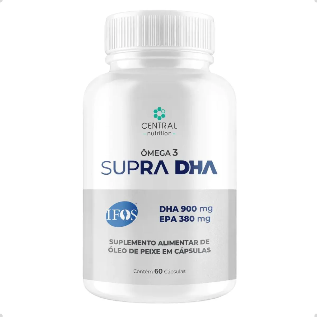ÔMEGA 3 SUPRA DHA IFOS 60 CAPSULAS CENTRAL NUTRITION Natural