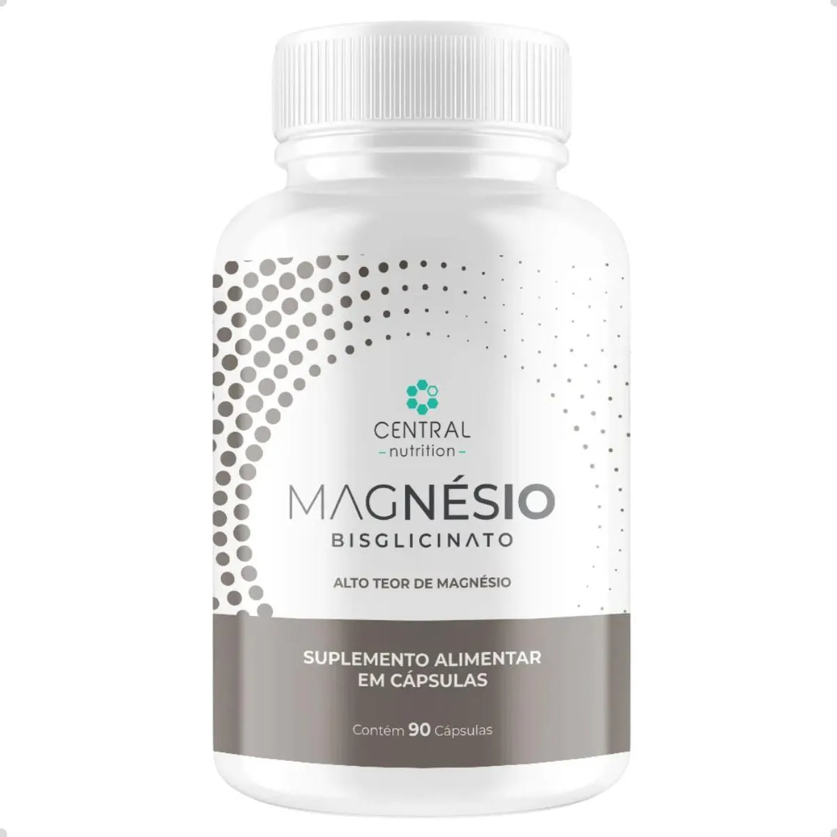 MAGNéSIO BISGLICINATO 90 CAPSULAS CENTRAL NUTRITION Natural