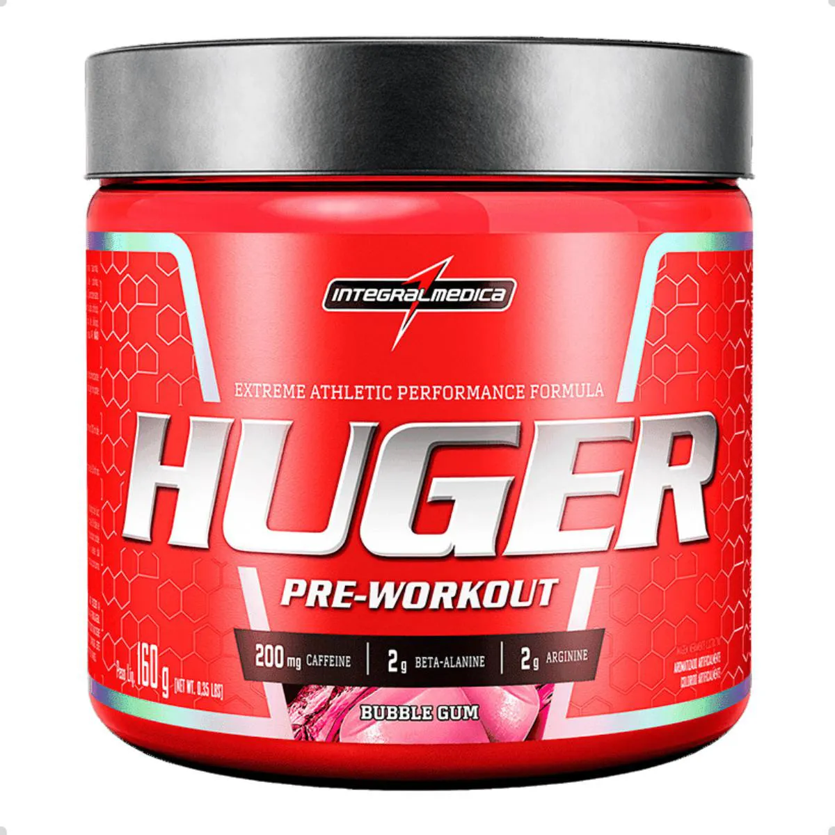 PRE WORKOUT HUGER EXTREME 160G INTEGRALMEDICA Chiclete